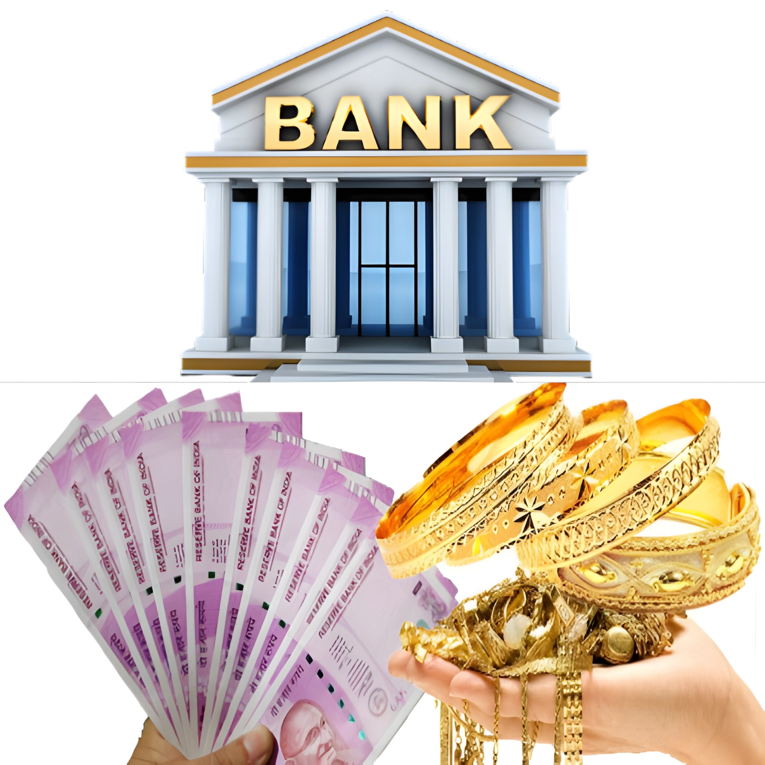 bank cash gold